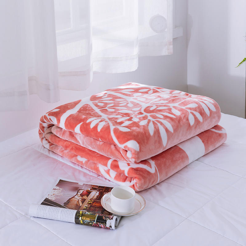 Smooth Coral Fleece Unique Pattern Reactive Blankets