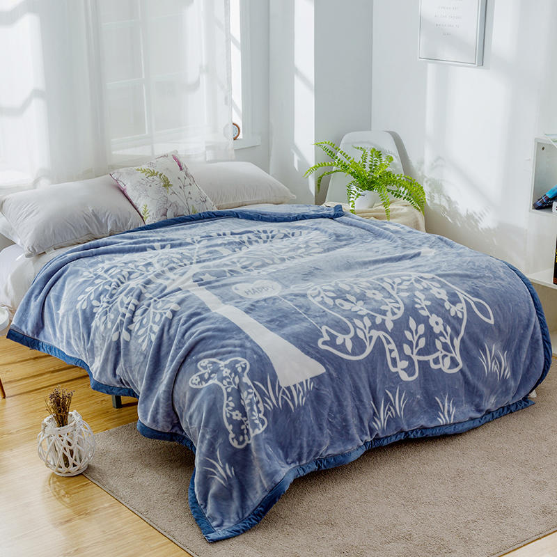 Bedding Faux Fur Blanket Modern Style