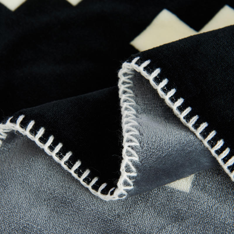 Printing Pattern Fleece Raschel Blanket