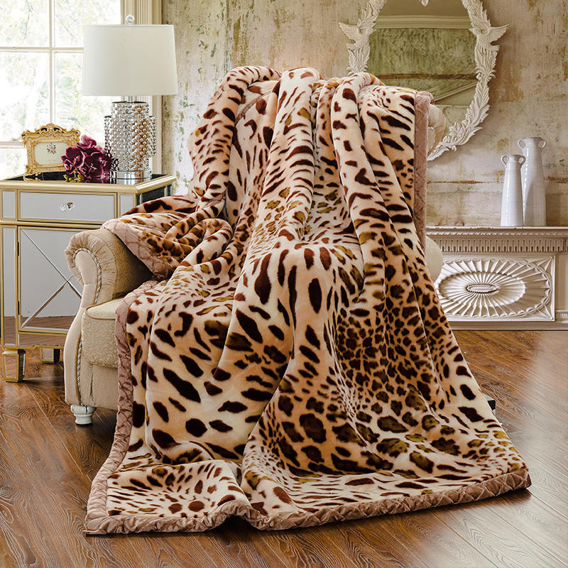 Silky Softness Raschel Blanket Warm