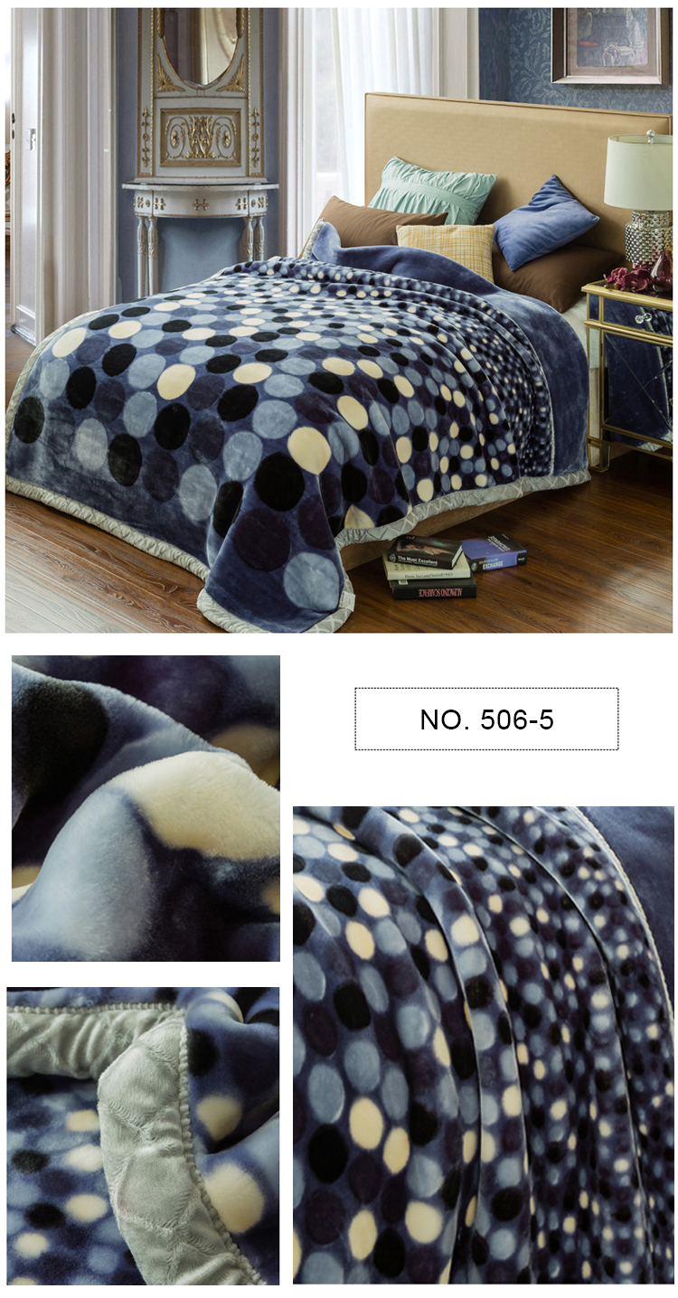 New Product Luxury Raschel Blanket