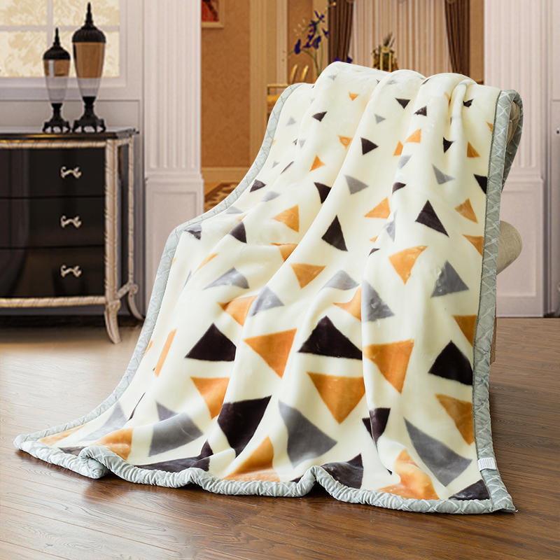 Microfiber Polyester Raschel Blanket Smooth