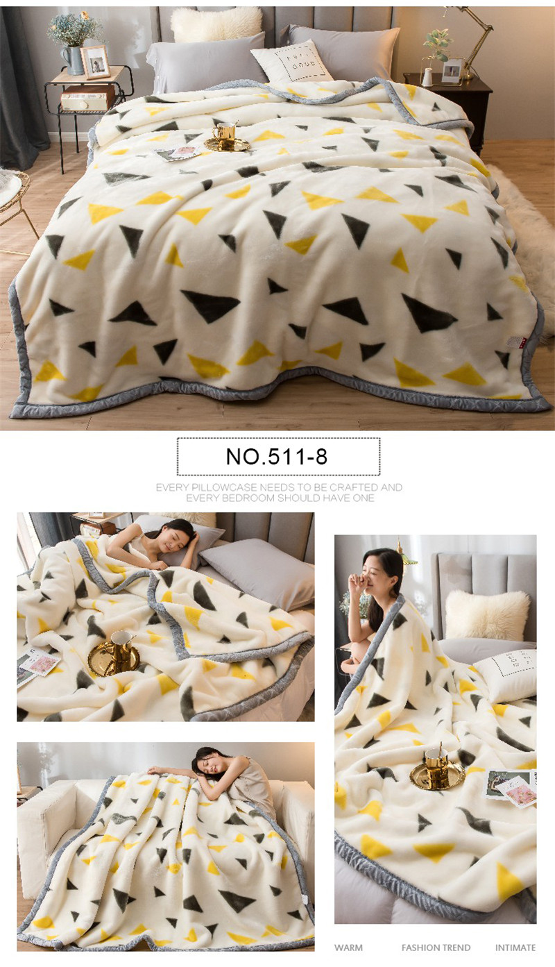 Flannel Throws Blanket Cartoon printing