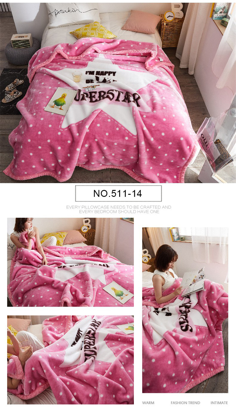 Smooth Bedding Blanket Colorful