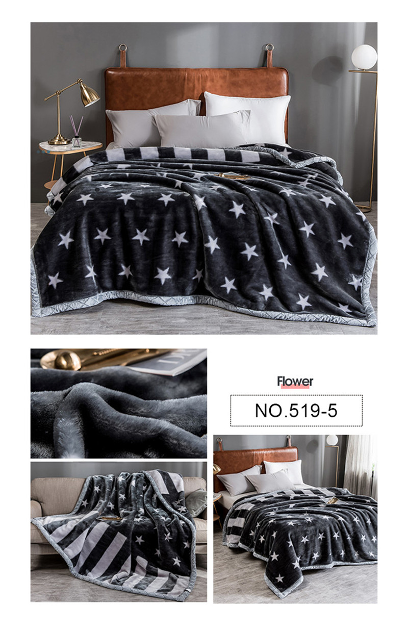 Fluffy warmth retention Bedding Throws