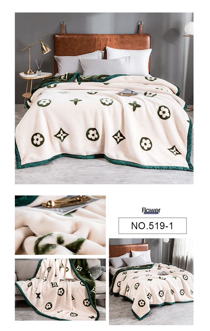 Dual-Sided Bedding Blanket Printing Pattern