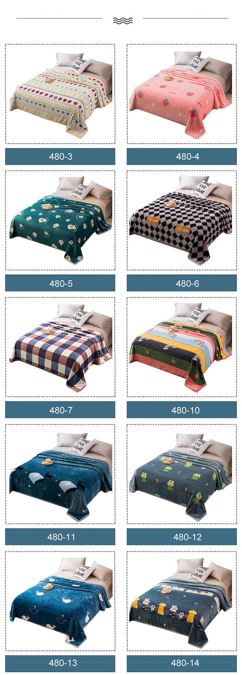 Warm Bedding Blanket Geometric