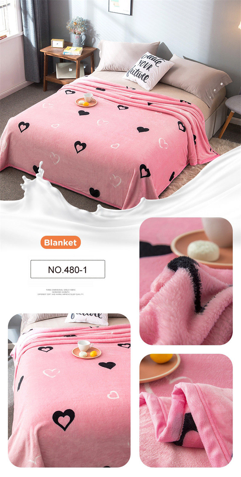 Summer And Autumn Bedding Blanket Ultra-soft