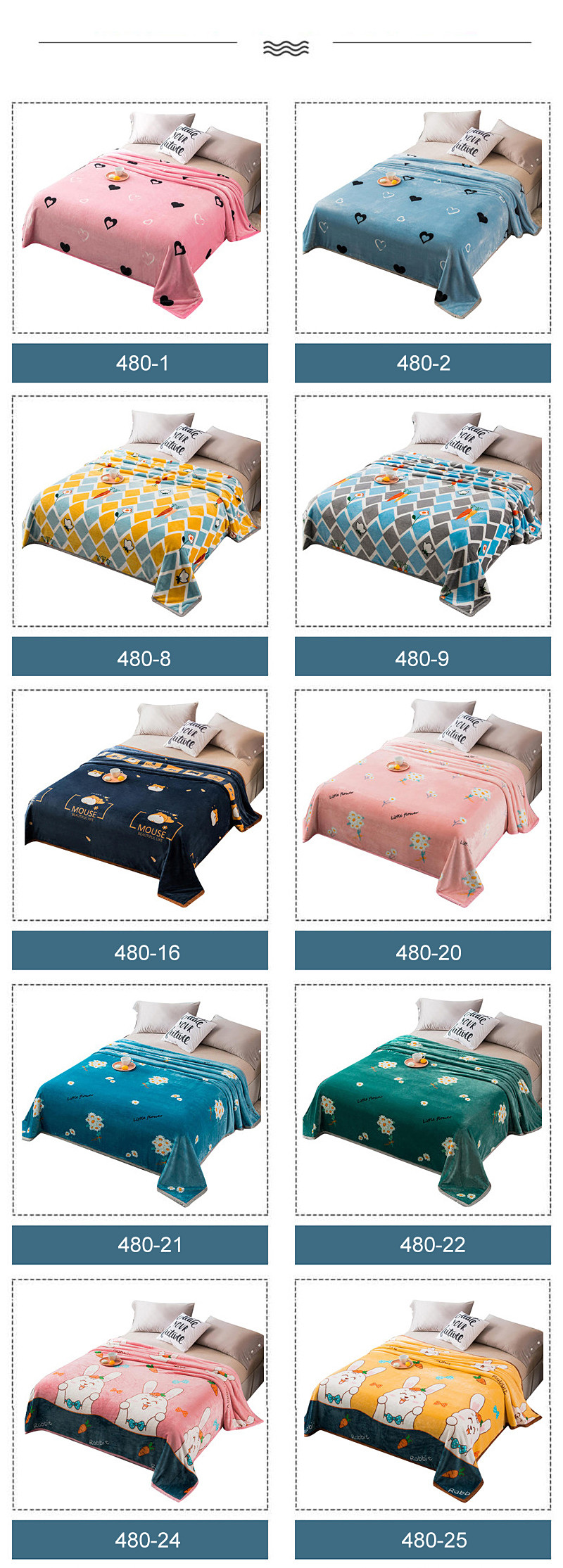 Lightweight Dual-Sided Bedroom Blanket
