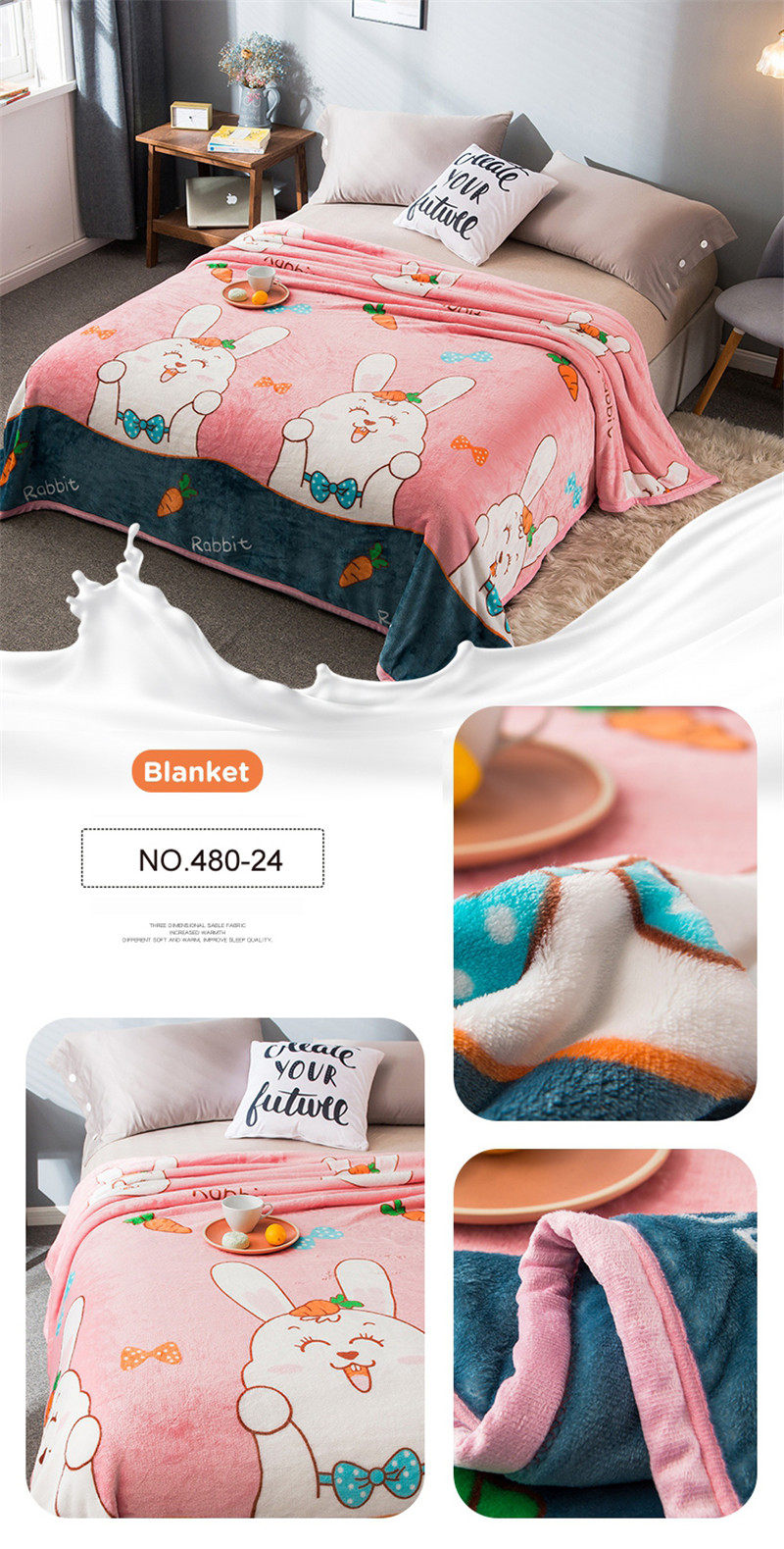 Micro Fleece Blankets No Pilling