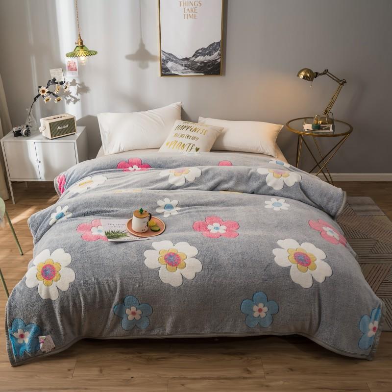 Bedding Throws Super Soft Print Floral