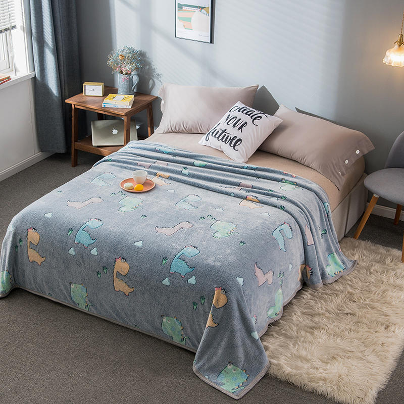 Cartoon Painting Bedding Throws Comfortable