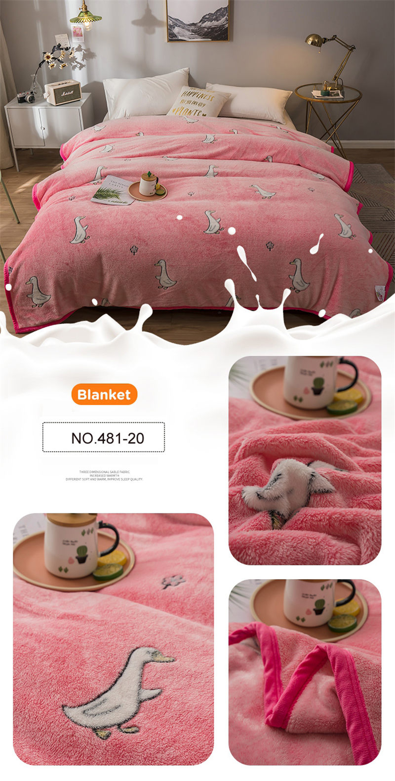 Durable Dual-Sided Wool Blanket