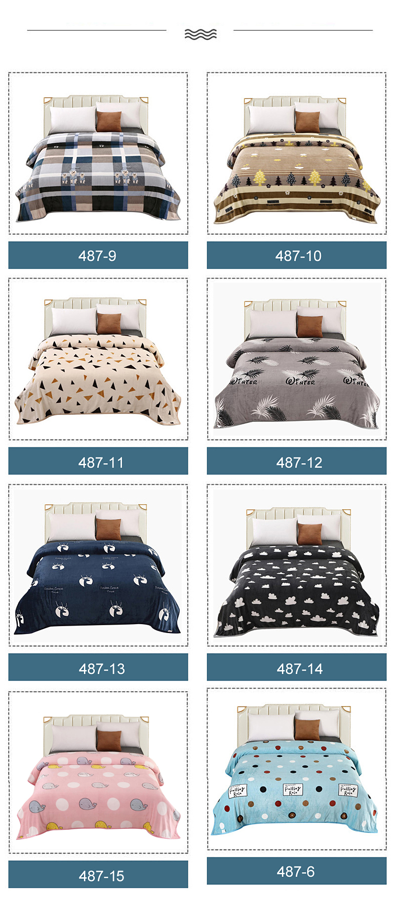 Classy Style Spring and Autumn Blankets