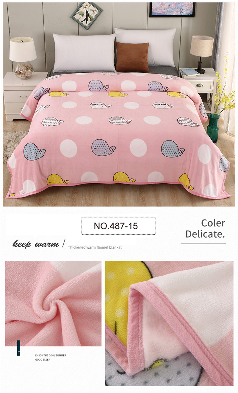 Blankets Cloud printing Ultra-soft