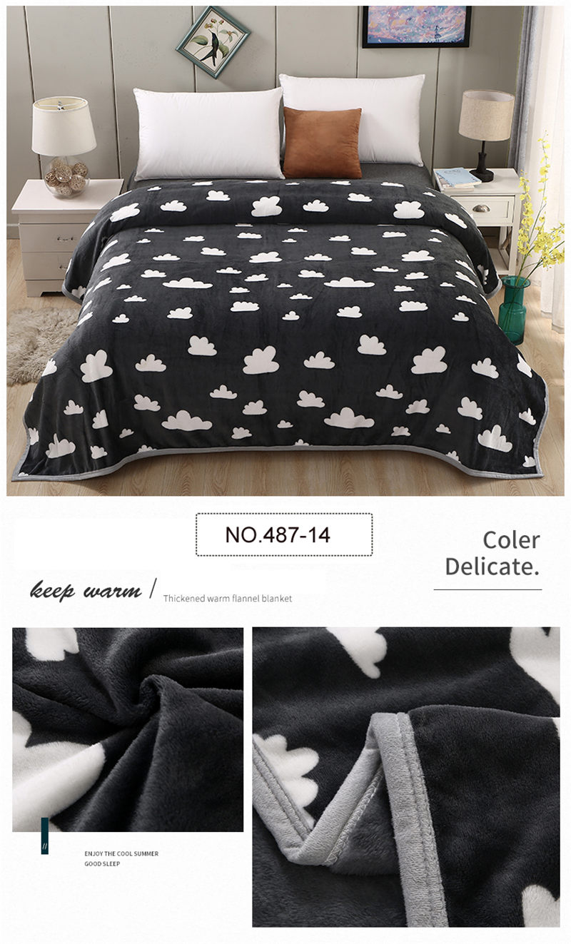 No Pilling Spring Bedding Throws