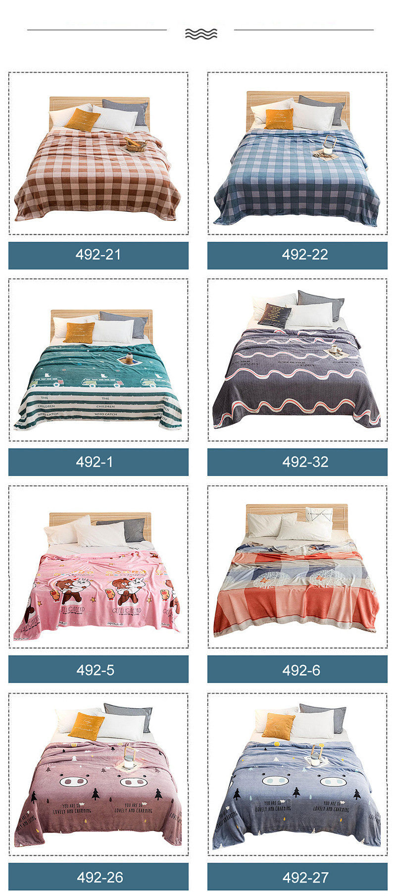 Spring and Autumn For King Fleece Blankets