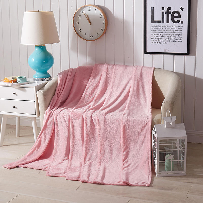 Easy to Carry Coral Fleece Blanket Polar Microfiber