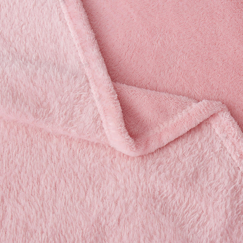 Polar Microfiber Coral Fleece Blanket Pink