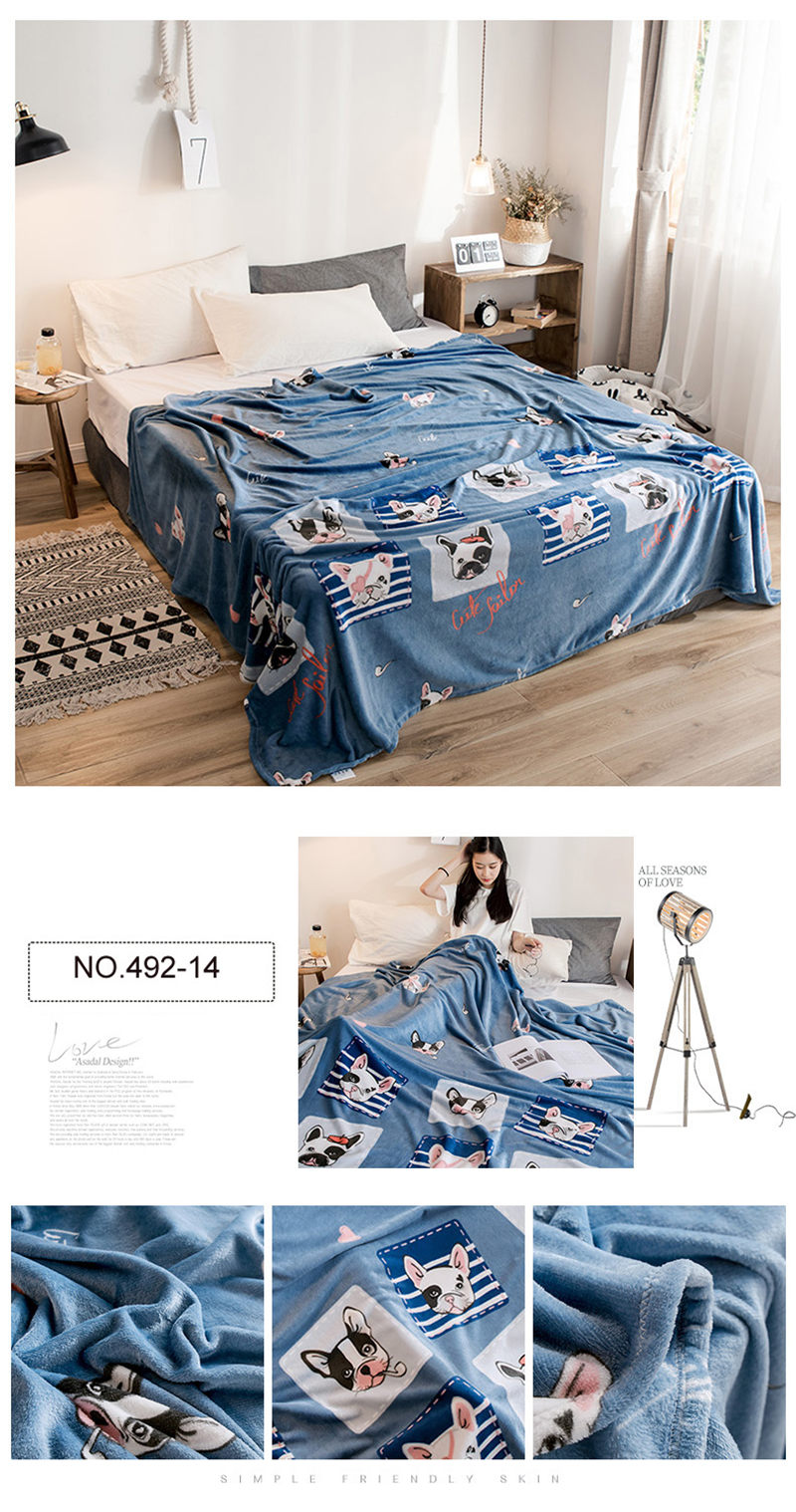 66X90Inches Deluxe Polyester Blanket