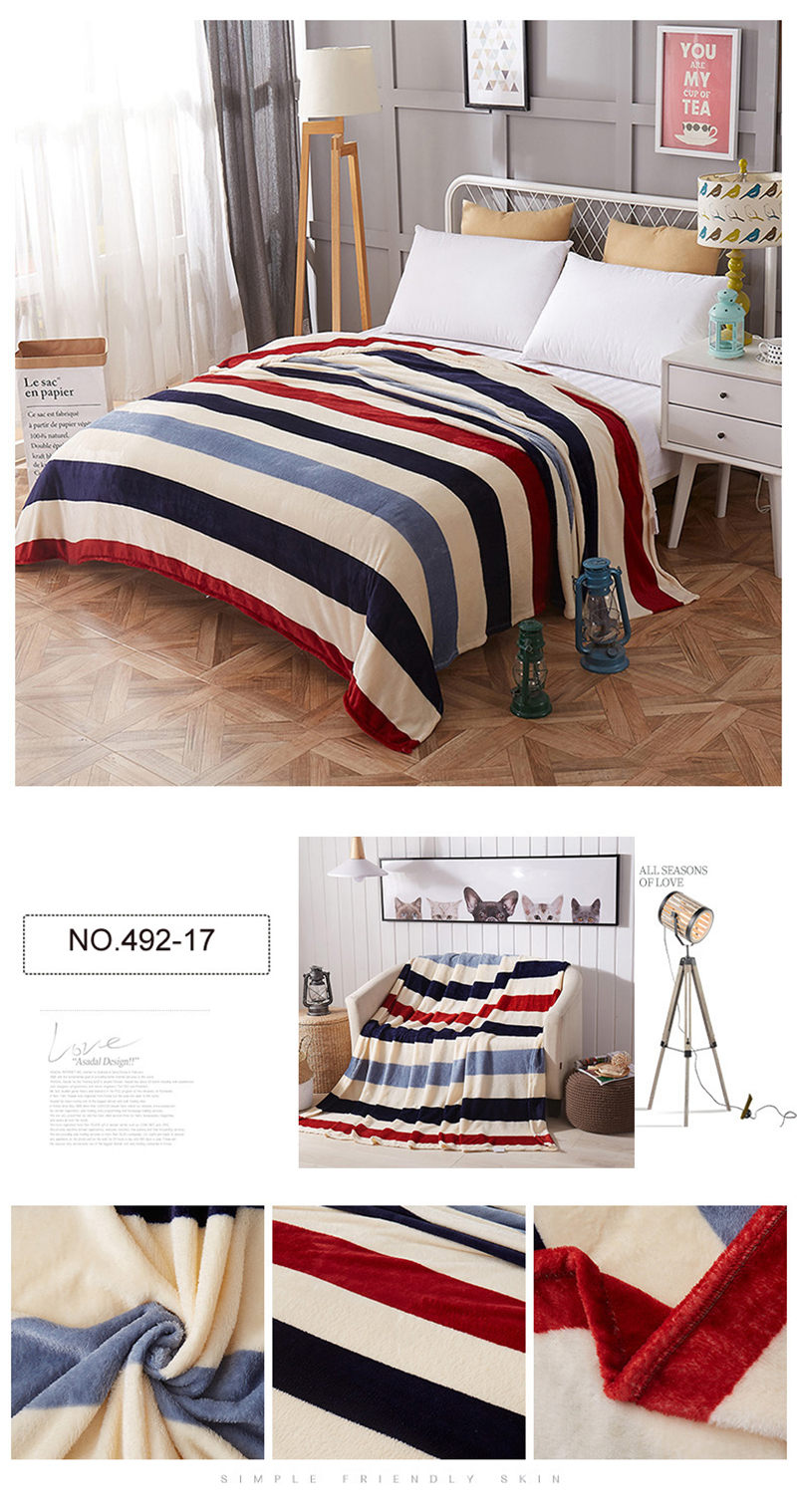 Wool Blanket Home Decoration Ultra-soft