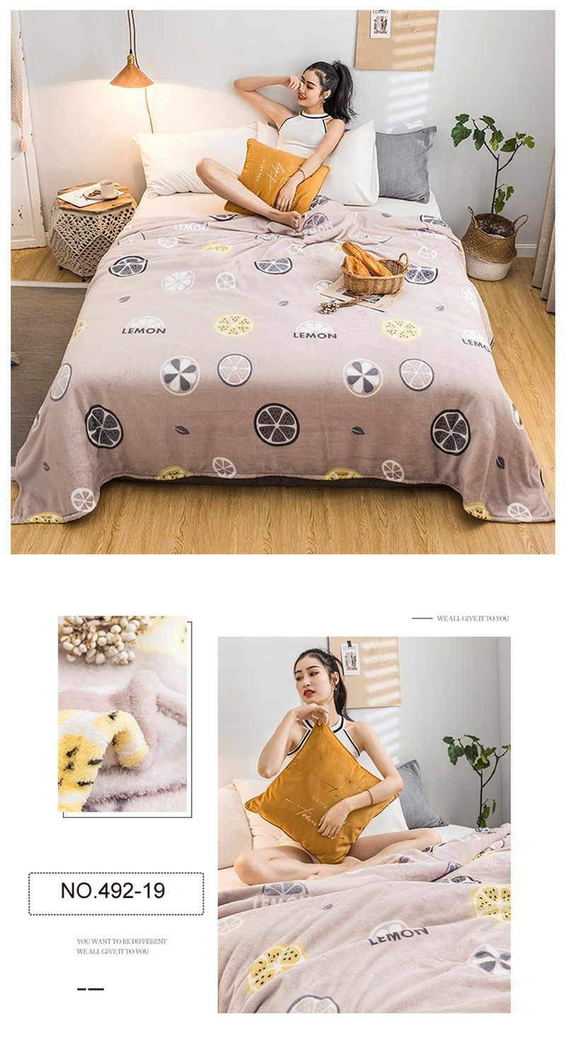 Luxury Wool Blanket Home Decoration