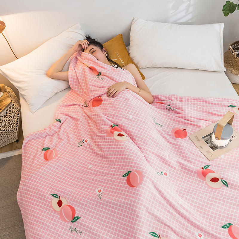 Pink Plaid Blankets Super Soft