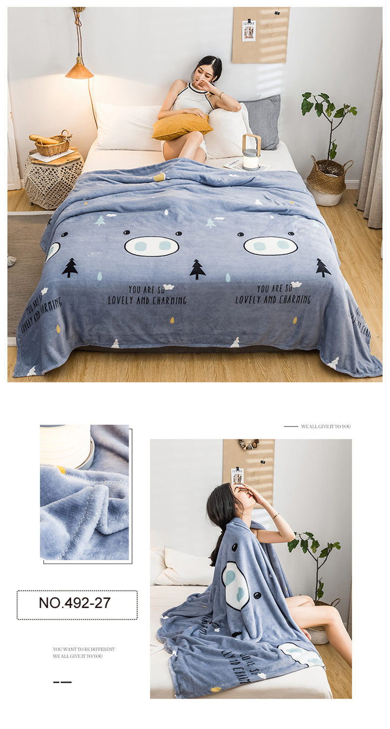 Easy to Carry Luxury Fleece Blanket