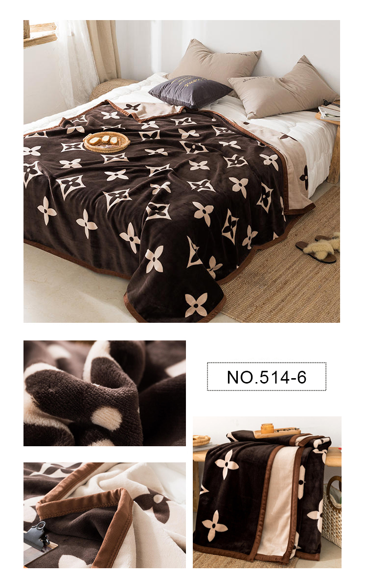 Classy Style Fleece Throw Comfortable