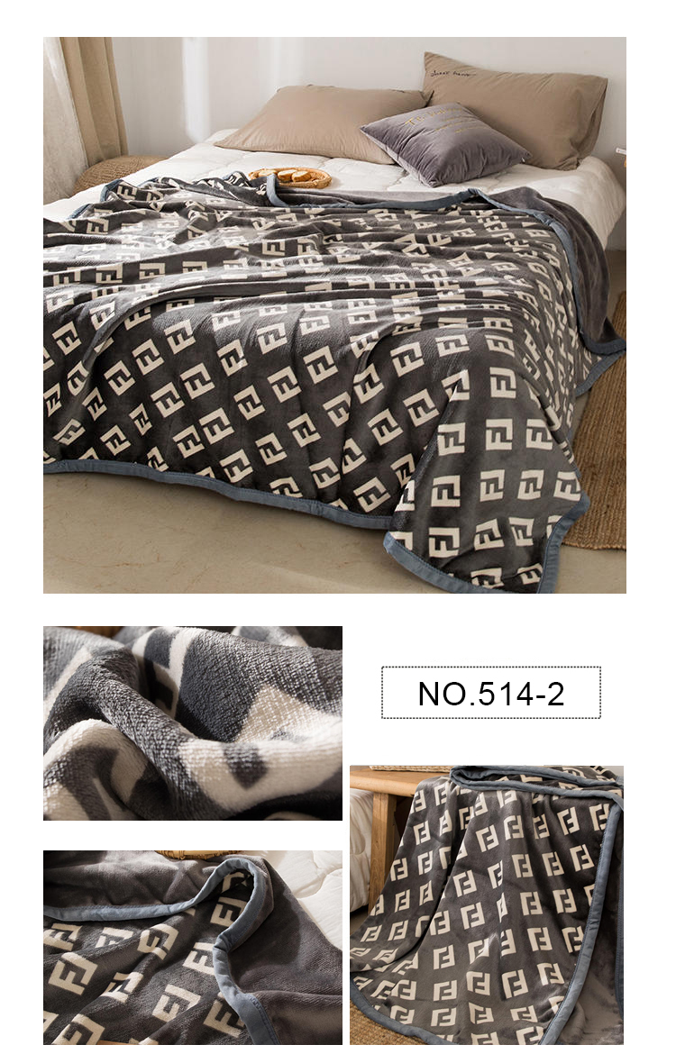 Modern Style Plaid Wool Blanket