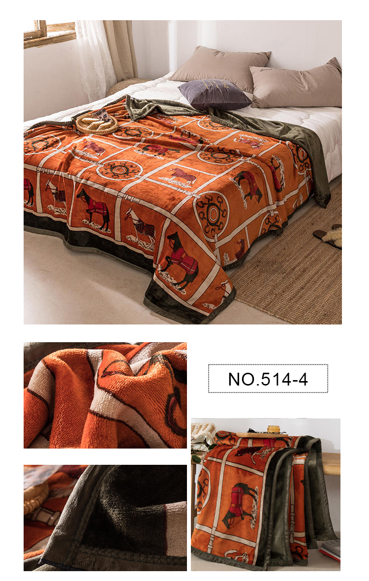 Easy to Carry Geometric Polyester Blanket