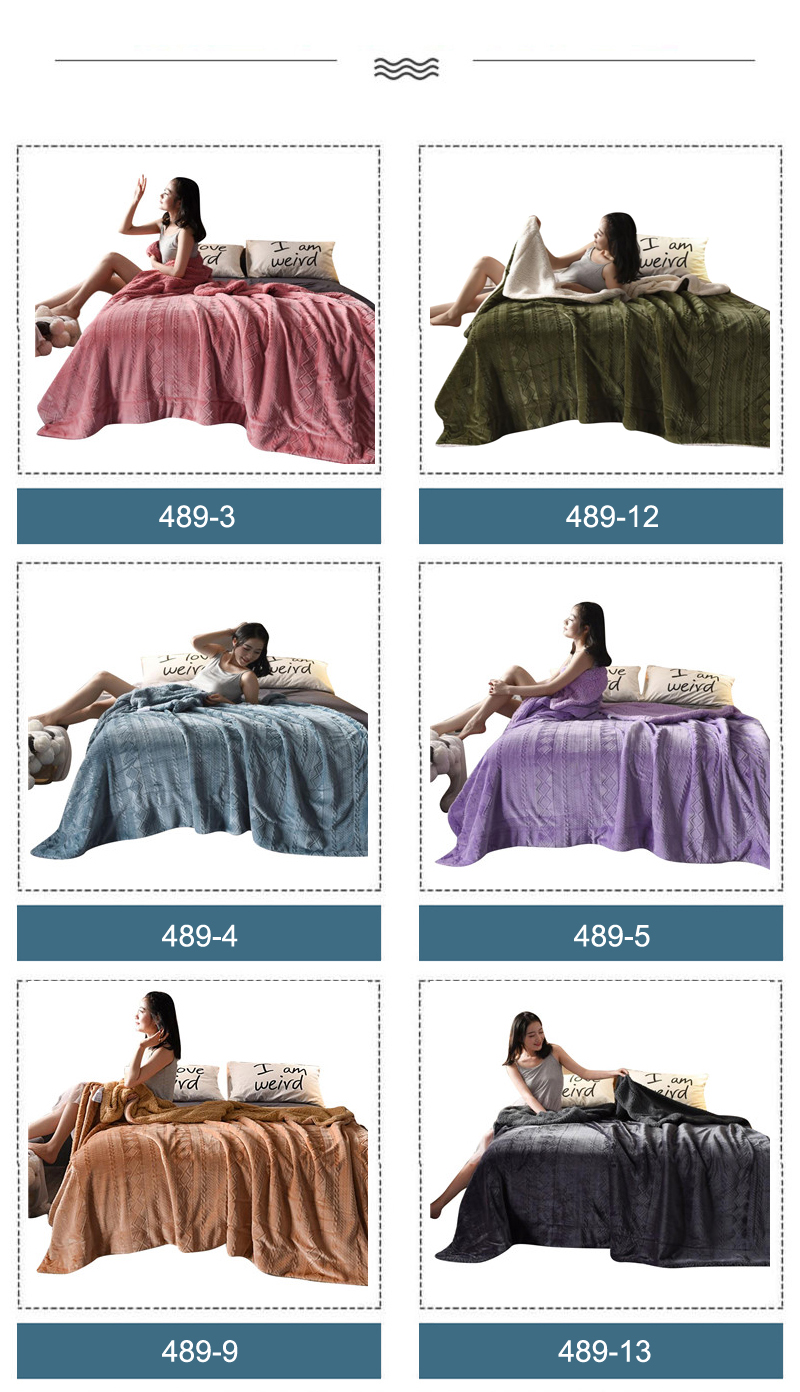 Double Layers Anti-Pilling Sherpa Fleece Blankets