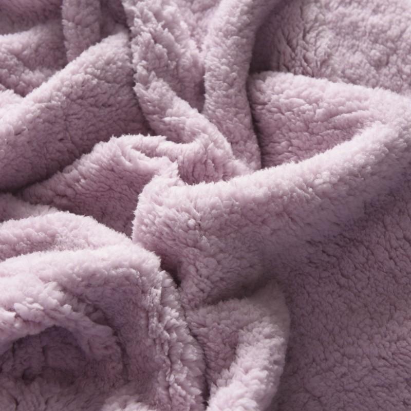 Double Layers Sherpa Fleece Blankets Anti-Pilling