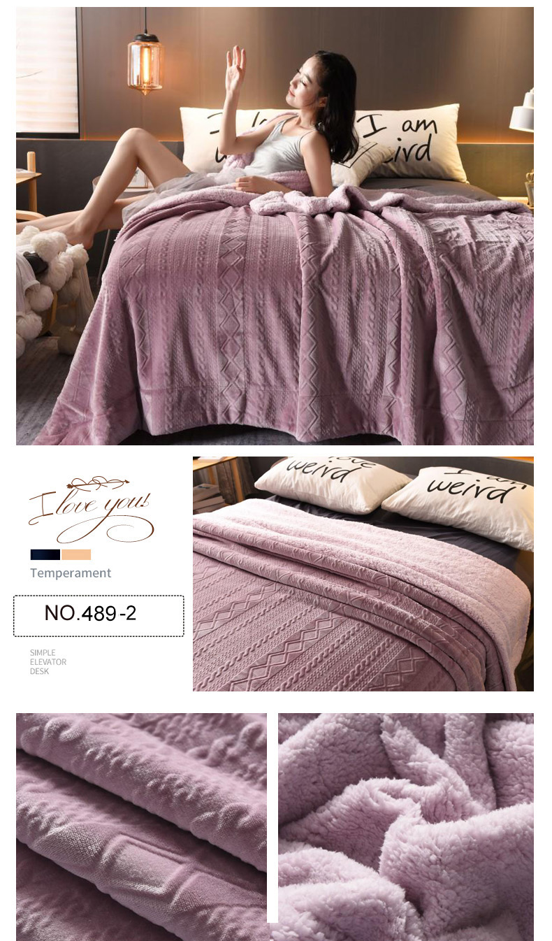 Fluffy Warm Sherpa Bedding Throws