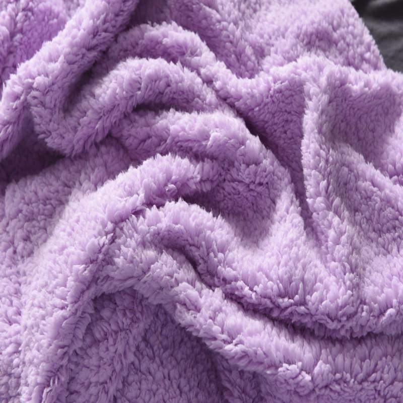 Sherpa Wool Blanket for King Bed Plush