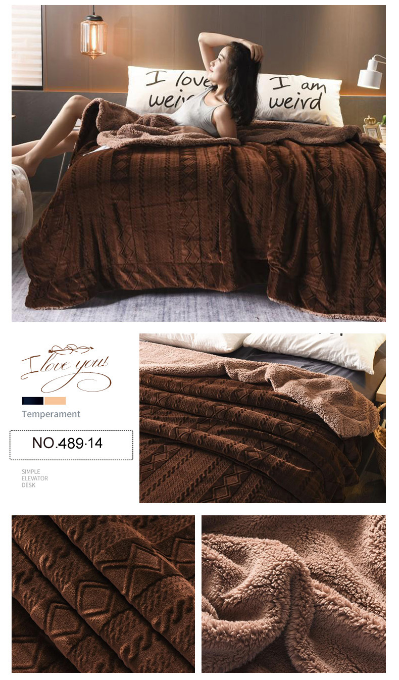 for Single Size Softness Faux Fur Blanket