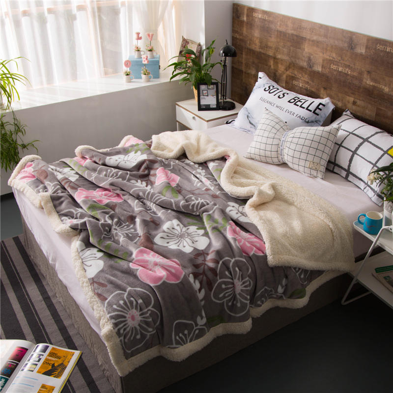 100% Polyester Bedding Blanket Warm
