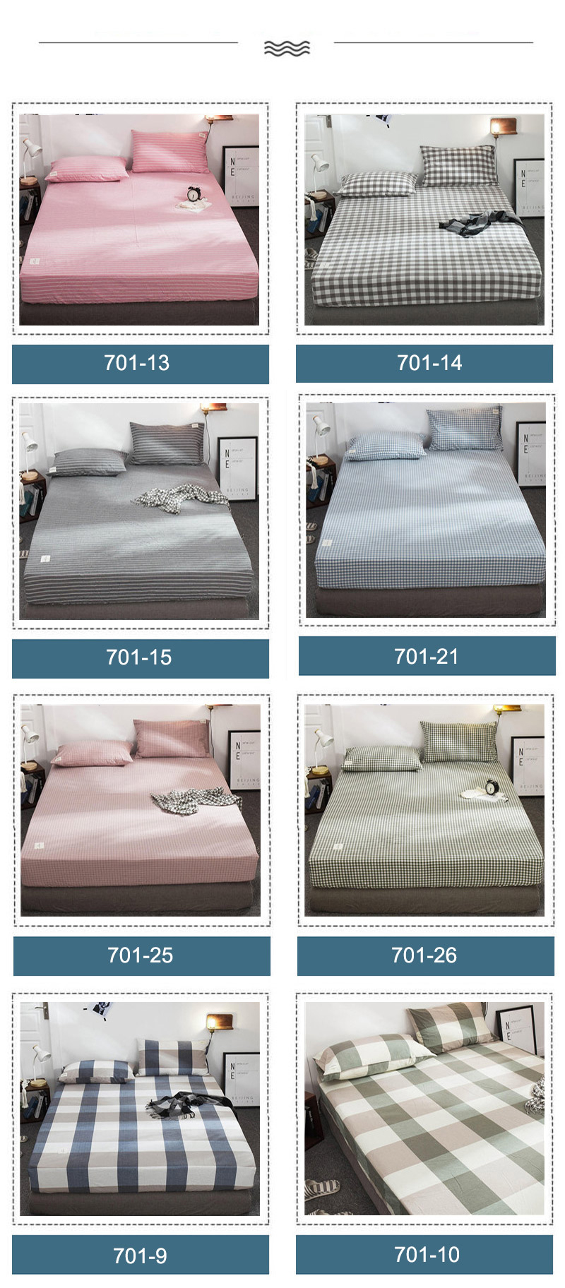 Single Bedding Set Fitted Sheet