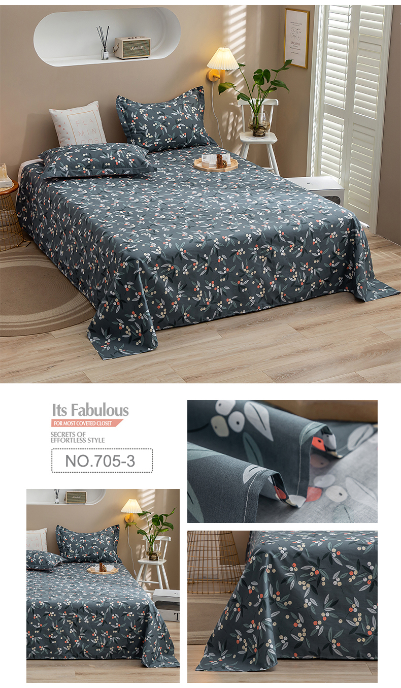 Bedsheet For Single 3PCS Bedding