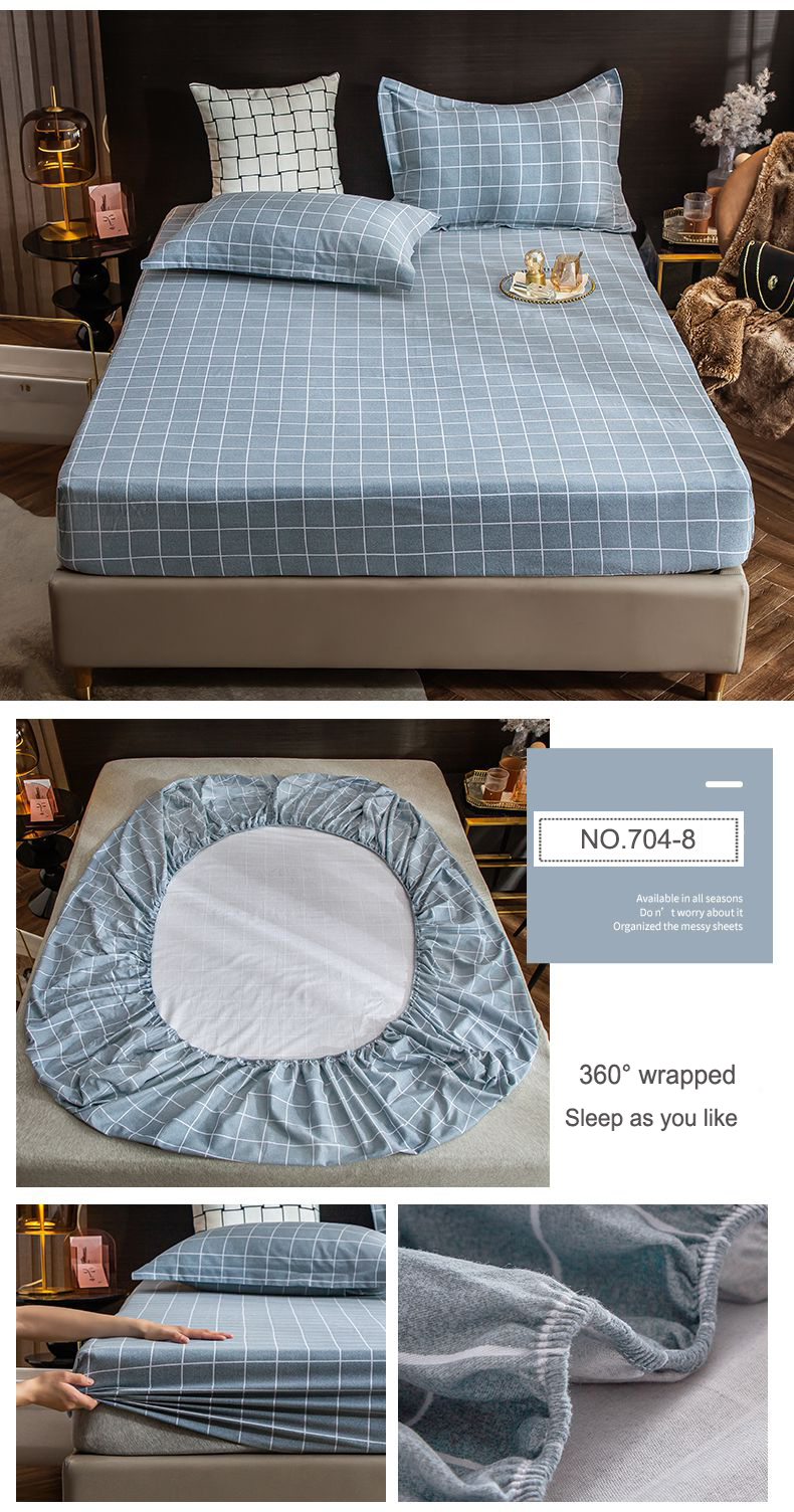 Cotton Fitted Sheet Printed