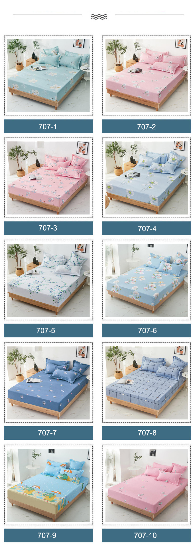 For Double Bed Deep Pockets Wholesale