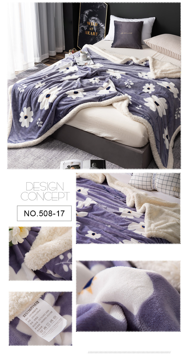 Unique Design Fluffy Picnic Blanket