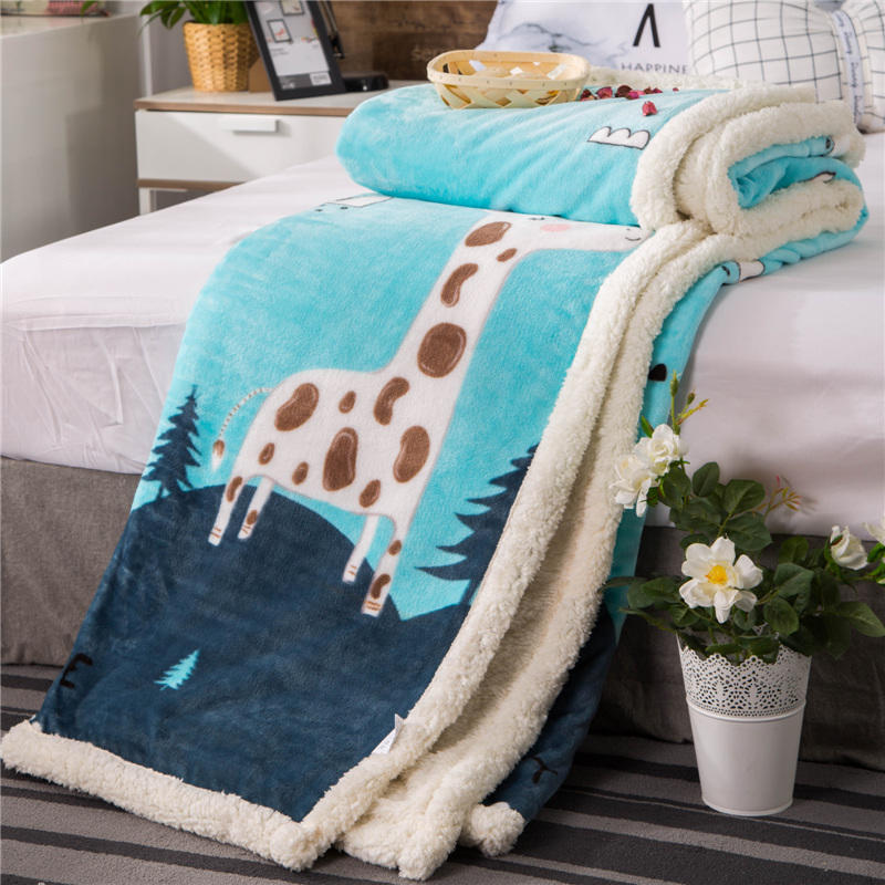 For Single Size Fleece Blankets Dual-Sided