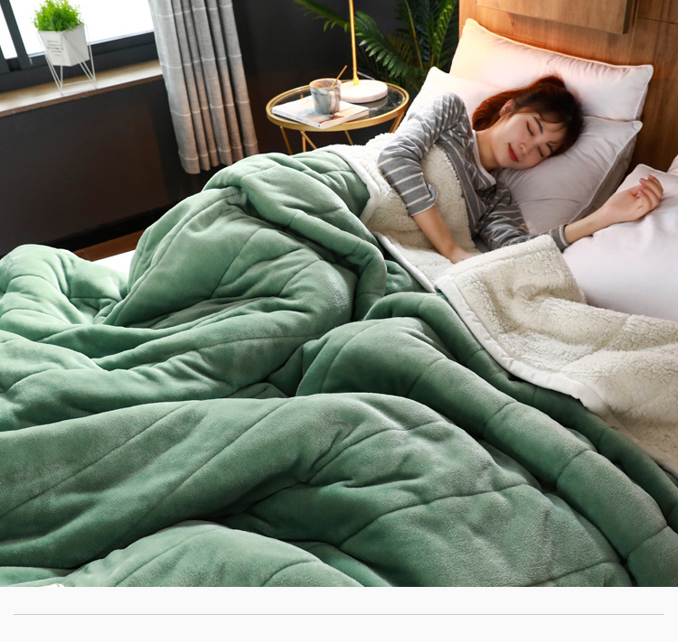Green Picnic Blanket For King Bed