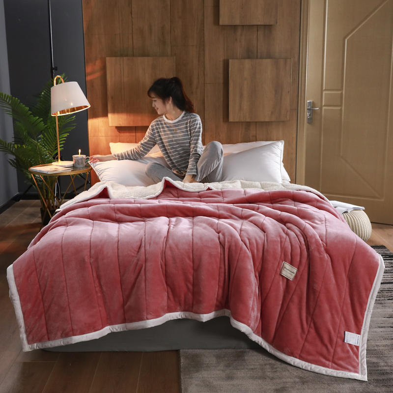 Hotel Blanket Single Size Light Coral