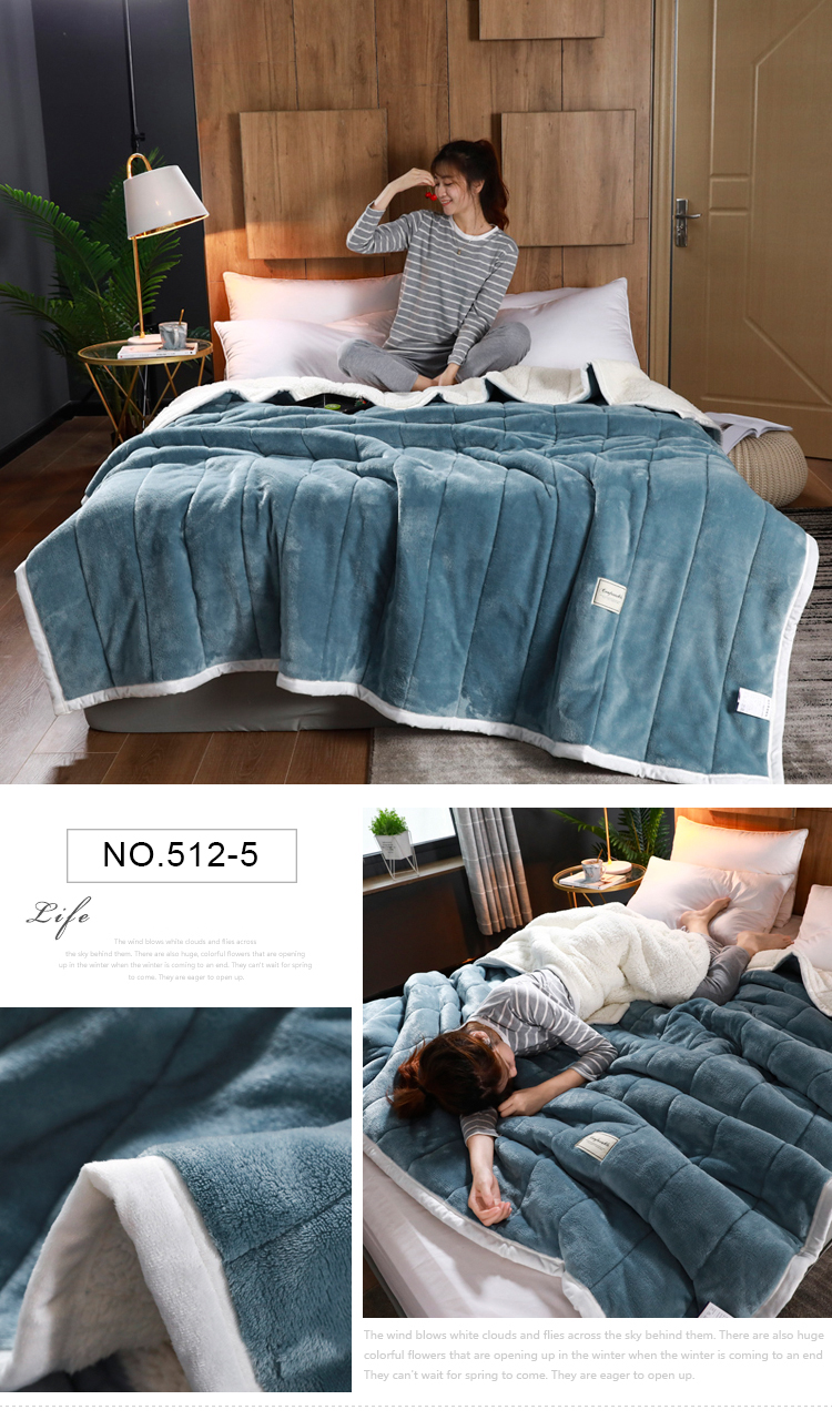 100% Polyester Plush Throw Blanket