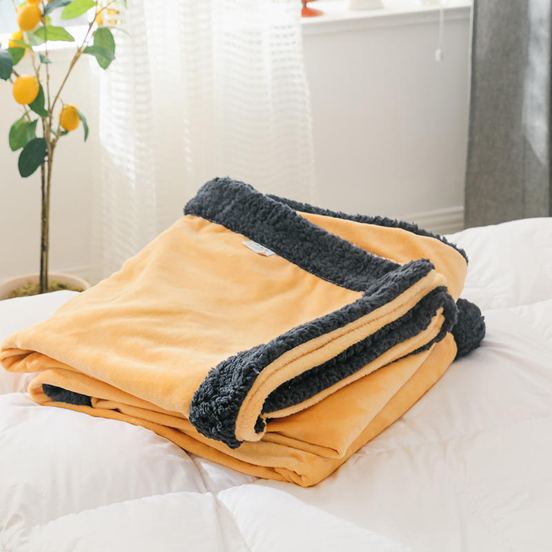 Unique Design Faux Fur Blanket Fluffy Thick