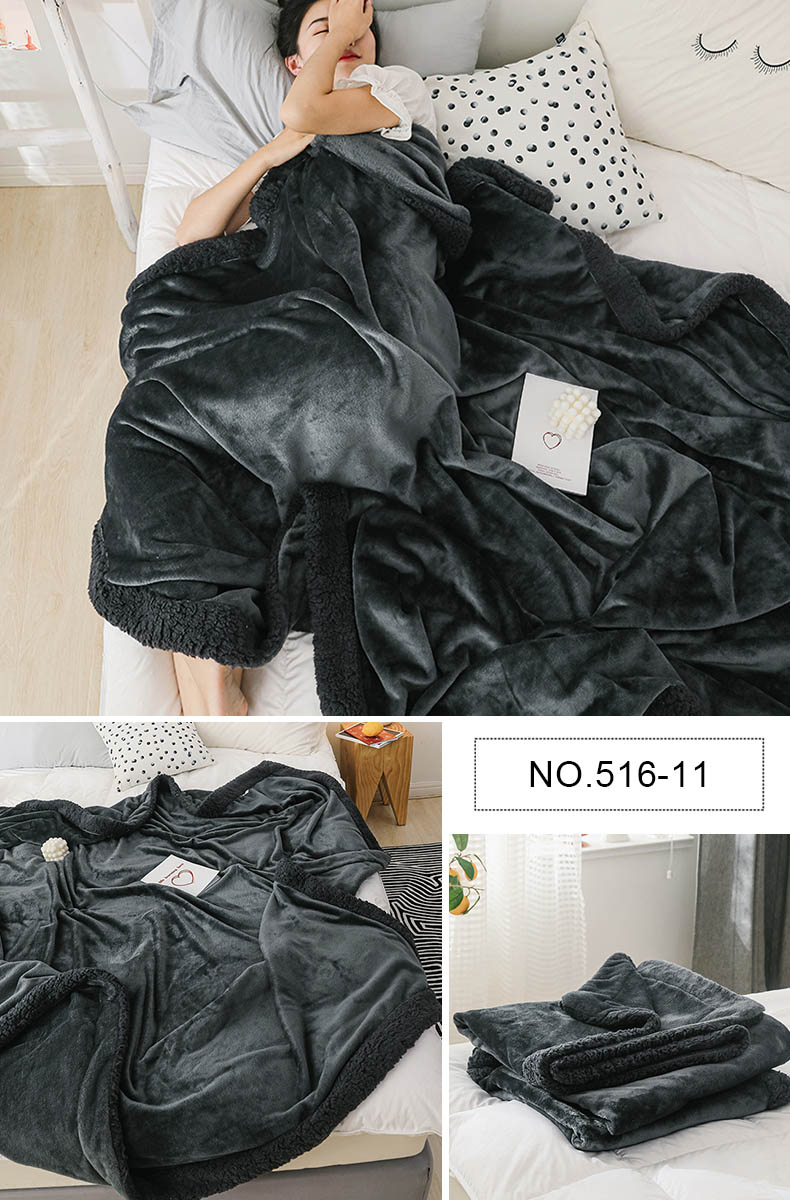 Polyester Blanket For Single Size Dual-Sided