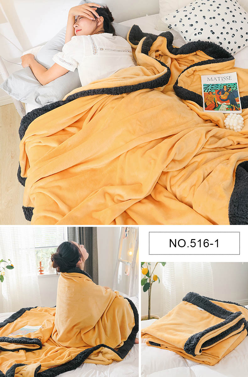 Classy Style Warm Retention Sherpa Blanket