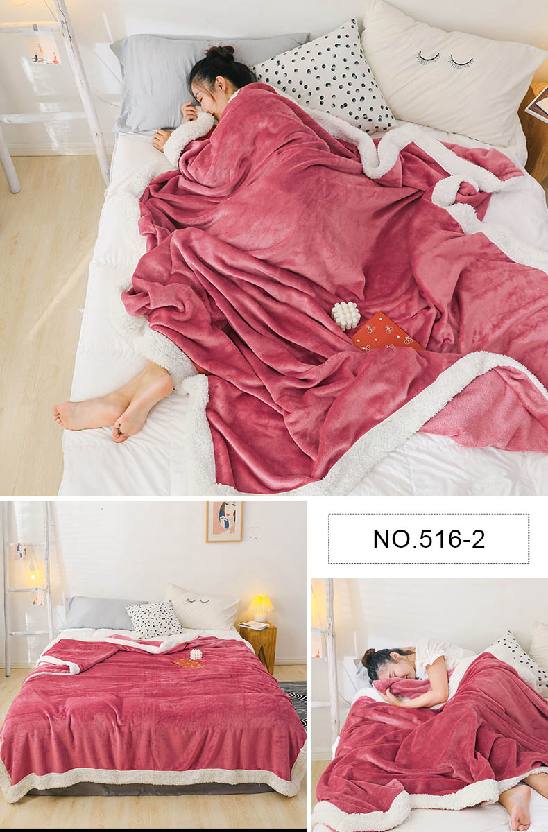 Modern Design Coral Blanket Winter